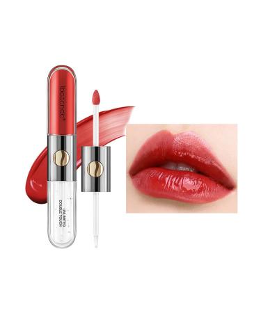 Zalati Lip Gloss 6ml Lip Glow Oil with 2in1 Dual Colors Tips Longlasting nourishment for lip care