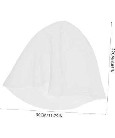 PLAFOPE Silicone Highlighter Cap Caps Hair Highlighting Kit Hair Highlighting Hat Dyeing Color Cap Salon Silicone Cap Silicone Hair Salon Cap Hair Highlight Hat Dye Cap White - Buy Online on GoSupps.com
