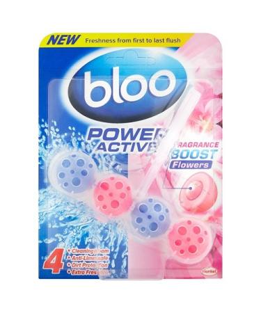 Bloo Power Active Toilet Rim Block 50 g Flowers