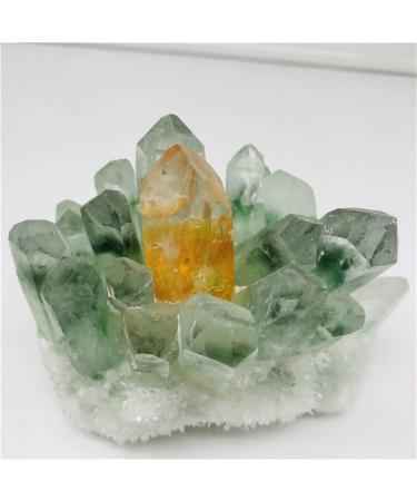 Natural Crystal Rough Natural Crystal Natural Green Ghost Phantom Quartz Crystal Cluster Rock Stones and Crystals Specimen Home Deco - Buy Online on GoSupps.com
