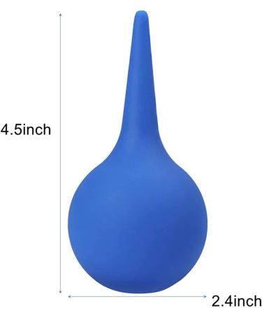 Hand Bulb Ear Syringe & Nasal Aspirator 2.5 Oz - Ear Cleaning Bulb for Toddlers & Adults - Buy Online on GoSupps.com