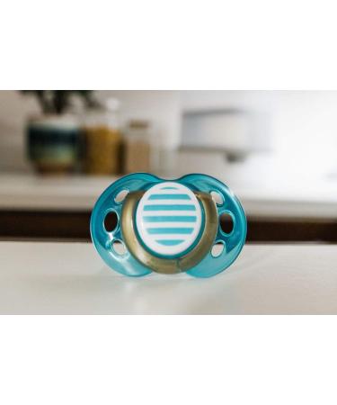 Tommee Tippee Moda Dummy - BPA-Free Silicone Orthodontic Shape 18-36 Months Pack of 2 Multi-Colour | International Shipping Available - Buy Online on GoSupps.com