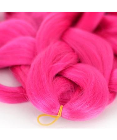 Buy Mybraids 1-Colored Premium Braid Hair 2m - Fuchsia for Rasta Braids Dreads Crochet Box Braids & Cornrows | Art Hair Extensions - Buy Online on GoSupps.com