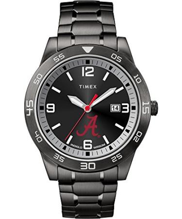 Timex Tribute Men's Acclaim 42mm Quartz Watch with Stainless Steel Strap Alabama Crimson Tide