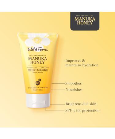 Wild Ferns Manuka Honey SPF 30 Moisturiser - 75ml - Buy Online on GoSupps.com