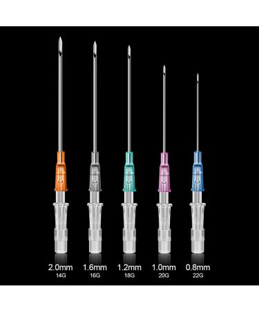 Yuelong 16 Gauge Catheter Piercing Needles - 50PCS Body Piercing Tool Kit for Nose, Ear & Body - IV Catheter Needles for Piercing Supplies - Buy Online on GoSupps.com