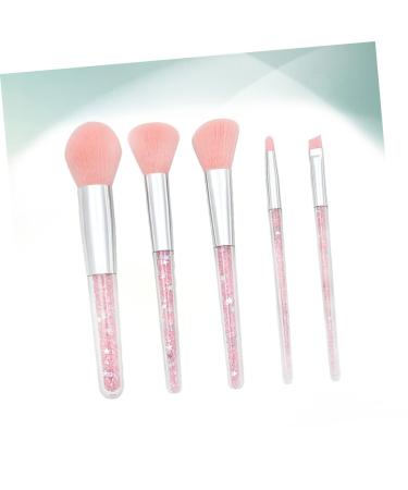 5 Set Powder Brush Face Painting Makeup Kit for Women - Diamond Blush & Eyebrow Brushes - Travel-Friendly Pink Suite - Perfect Facial Cosmetics Tool - Buy Online on GoSupps.com