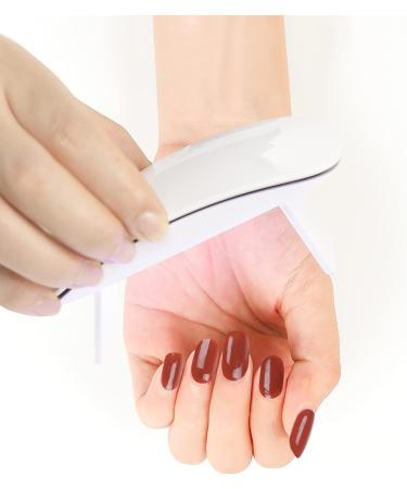 EBANKU Cured Gel Nail Strips - Long Lasting Waterproof Nail Wraps with Cuticle Stick, Nail File, and Wipes - UV/LED Lamp Required | NJTZ-008 - Buy Online on GoSupps.com
