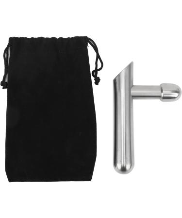Stainless Steel Trigger Point Massager - T-Bar Deep Tissue Massager for Back Shoulder Leg & Arm Relief | International Shipping - Buy Online on GoSupps.com