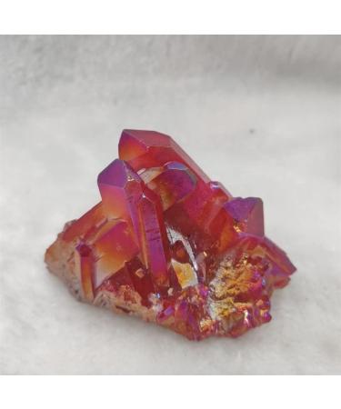 Natural Crystal Rough Natural Quartz Crystal 1pcs Natural Crystal Quartz Cluster Colourful Specimen Electroplating Coated Stone Home Decoration Craft Home Office Decor (Size : 150-200g) - Buy Online on GoSupps.com