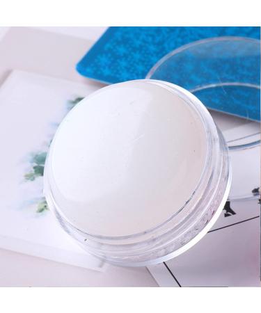 Clear Jelly Nail Stamper Kit with Nail Art Pens and Accessories - White - Buy Online on GoSupps.com