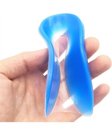 Silicone Heel Inserts for Pain Relief | Comfort & Shock Absorption | Large U-Shaped Blue Edge - Perfect for Women s Achilles Treatment - Buy Online on GoSupps.com