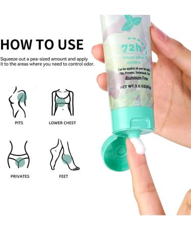  Generisch Antiperspirant gel antiperspirant for women's face keeps facial skin fresh refreshing deodorant effective antiperspirant (mint flavor) - Buy Online on GoSupps.com