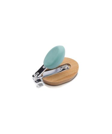 Rhoost Deluxe Baby Nail Clipper - Ergonomic Bamboo & Silicone Design for Infants & Toddlers - Teal - Buy Online on GoSupps.com