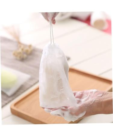 Baluue 50pcs Soap Bag Foam Net Drying Soap Bag Soap Drawstring Pouch Foaming Nets Soap Mesh White or - Buy Online on GoSupps.com