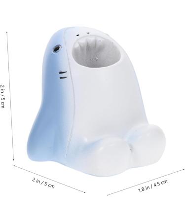 Buy Cabilock Drill-Free Toothbrush Holder & Pencil Organizer | Self-Empty Makeup Organizer | Animal Clip Holder | Stylish Resin Design for Home & Office - Buy Online on GoSupps.com