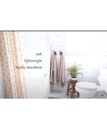 KANSO Home Bathroom Towel - Soft, Quick Dry Cotton Bath Sheet Towel - White 14x33 - Buy Online on GoSupps.com
