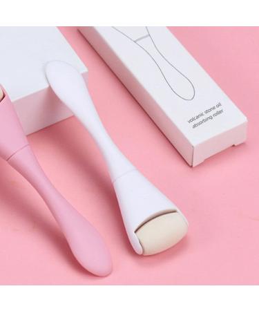 TOVINANNA Oil Absorbing Volcanic Rollers Oily Skin Control Roller Oil Absorbing Sticks Oil Blotting Stick Results Remove Excess Shine for Face Oily Skin Care Tools White - Buy Online on GoSupps.com