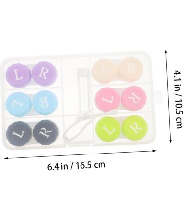 Kombiuda Cardboard Contact Lens Containers - Sweet Travel Cases & Applicators for Eyes | Durable Local Storage Holder - Buy Online on GoSupps.com