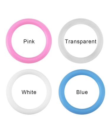 20PCS Soft Baby Pacifier Holder Rings - Transparent Pacifier O-Rings for Baby Shower Gifts - International Shipping Available - Buy Online on GoSupps.com