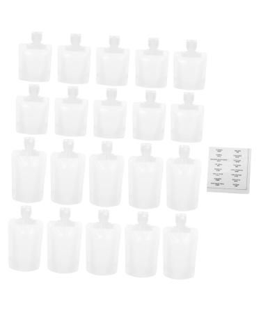 Balacoo 2 Sets Packing Bag Traveling Makeup Bag Foam Dispenser Bottle Lotion Bag Travel Bottle Filling Miss Whitex2pcs 13.8X7X2CMx2pcs