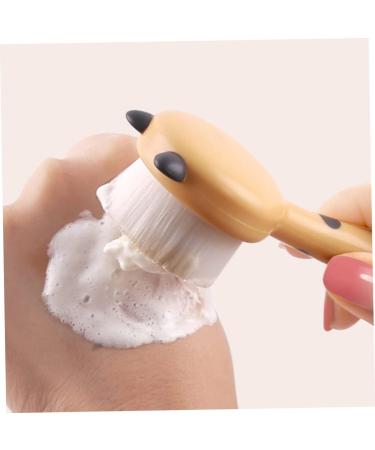 Manual Face Brush Exfoliating Nose Scrubber Cleansing Brush Face Exfoliator Brush Handle Face Scrubber Manual Facial Brush Rose Gold Ribbon Washbasin Miss The Face Plastic - Buy Online on GoSupps.com
