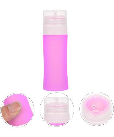 Mikinona Travel Storage Bottle Cylindrical Bottling Shampoo Bottle Refillable Bottle Shampoo Containers Silicone Liquid Bottle Empty Storage Silica Gel Cosmetic Set Bottle Purple Travel 11.4X3.6CM Purple - Buy Online on GoSupps.com