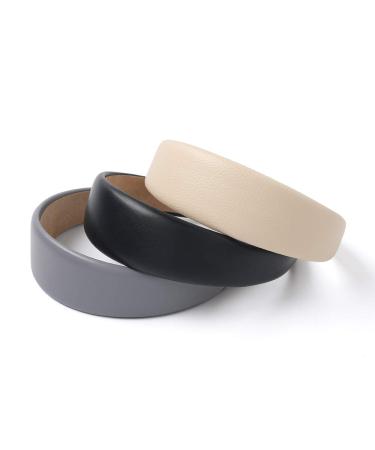 Leather Wide Headbands for Women - Fashionable Hair Accessories for Girls - Buy Online on GoSupps.com
