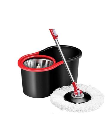 360 Degree Spin Mop Floor Cleaning System Stainless Steel Dry Basket for Home Office and Kitchen Smooth Sailing