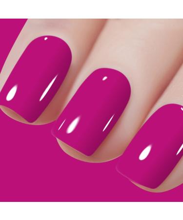Vishine Pink Gel Nail Polish Set 4 Colors Hot Pink Tones Sakura Spring Rose Purple Fushia Dark Pink All Seasons Soak Off Long Lasting Romantic Nail Art Design Salon Home Manicure Kit for Women Girls C027 Set C027 - Buy Online on GoSupps.com