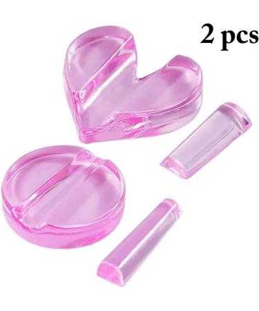 Kapmore Mini Nail Metal Bending Tool Set 2 Acrylic Portable Diy Pink Embossed Mold Nail Tool Equipment Hollow Frame Art - Buy Online on GoSupps.com