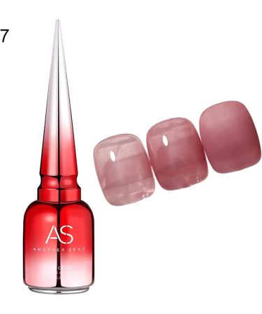 YOXIER Nail Jelly Polish Bright Translucent Jelly Polish Varnish UV Gel 15ml Delicate 7 - Buy Online on GoSupps.com