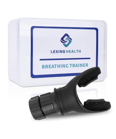 Breathing Exercise Device for Lungs - Lung Exerciser Device with Adjustable Resistance - Increase Lung Capacity, Improve Sleep & Physical Performance