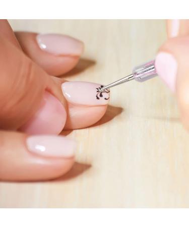 Dotting Pen Set - 5pc Nail Art Tools for Drawing Sculpting & Marble Designs | Dual Tip Nail Design Accessories - Buy Online on GoSupps.com