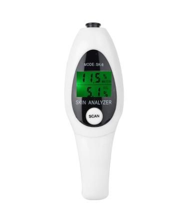 Skin Moisture and Oil Tester -Eco-Friendly - LCD Display(White)