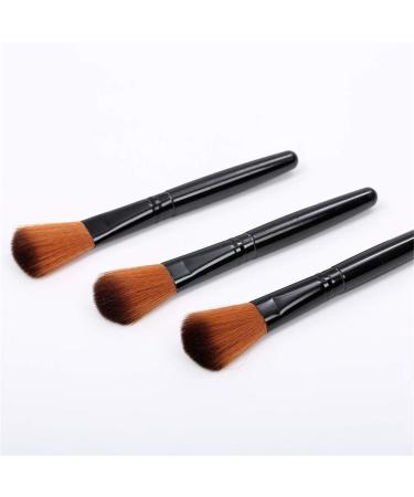 Buy Foundation Brush - Black Makeup Tool for Loose Powder & Blush | International Shipping Available - Buy Online on GoSupps.com