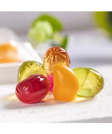 Multi flavor Peeling Fruit Gummies Peelable Fudge Grape Lychee Flavored Soft Candy Orange Juice Gummy Candy Chewing Candy Chinese Sweets Dessert Casual Candy Snacks Gift (Mixed Flavors 5bag) Mixed Flavors 5bag - Buy Online on GoSupps.com