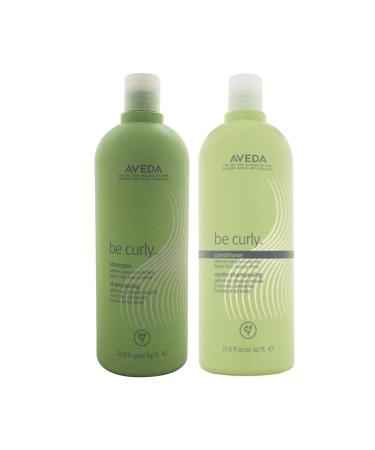 Aveda AVEDA Be Curly Shampoo & Conditioner Liter Duo Set 33.8 Ounce ()