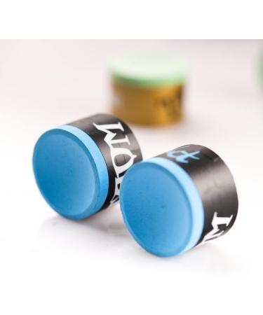 TAOM Round Blue Green Billiard Chalk - Pool Snooker Accessories (1 Piece) - Buy Online on GoSupps.com