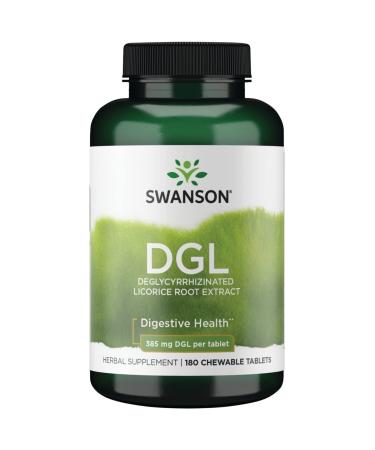 Swanson Dgl (Licorice) 385 Milligrams 180 Chwbls - Buy Online on GoSupps.com