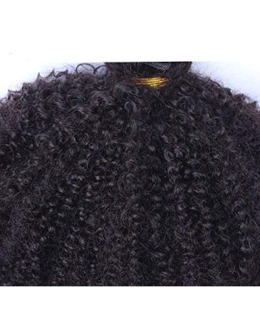 Feibin Mongolian Afro Kinky Curly Human Hair Bundles - 8-12 Inches - Virgin Hair Weave for Black Women - Buy Online on GoSupps.com