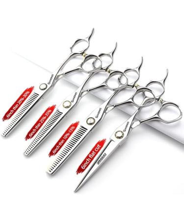Japan 440C Hairdressing Scissors Set | 6 Professional Barber Tools | 4-Piece Fashion Styling Kit (6 Inch) - Buy Online on GoSupps.com