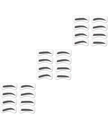 FOMIYES 96 Pairs 8 Eyeshadow Molds Eyebrow Makeup Tools Eyebrow Card Suite Eyebrow Marks Eyebrow Trimming - Buy Online on GoSupps.com