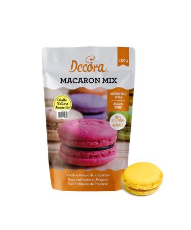 Decora 0300422 MACARON MIX POWDER YELLOW 250 GR
