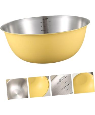 ABOOFAN Egg with Scale Stainless Mixing Bowls Containers with Lids Serving Dishes for Entertaining Steel Dip Bowls Kitchen Storage Bowl Fruit Storage Basin Stainless Steel 19X19CM As Shown - Buy Online on GoSupps.com