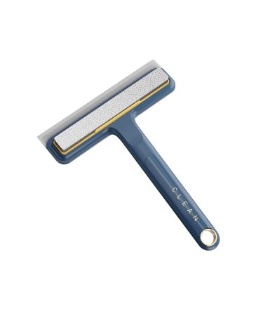 Screen Cleaner Brush Non Slip Window Screen Cleaner Easy Scrubbing Cleaner Tool Kit Double Layer Cleaner Sponge with 4-in-1 Sponge Window Groove Clean for Window Doorways Sofas Mattresses Etc Blue