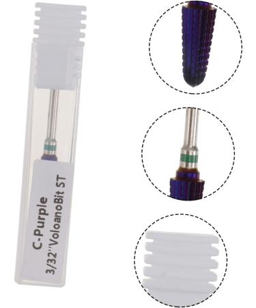 Housoutil 1pc Nail Polisher Tungsten Steel Plastic White Nail Supplies - Buy Online on GoSupps.com