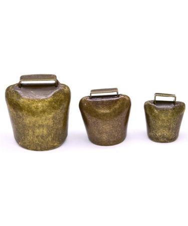 HEALLILY 2Pcs Cow Horse Sheep Grazing Copper Bells Cattle Farm Animal Copper Loud Bronze Bells Animal Anti-Lost Accessories Bell Cattle Farm Animal Loud Bronze Bell L 6.3*4.8*3cm - Buy Online on GoSupps.com