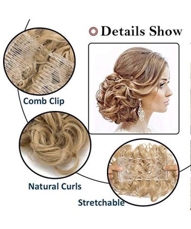 SEGO Hair Extensions - Ash Brown to Bleach Blonde Hairpiece Bun & Hair Tie Updos for Realistic Looks - Buy Online on GoSupps.com