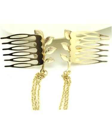 FRCOLOR Flower Hair Clip Comb Elegant Hair Clips Hair Clip Comb Leaf Hairpin Comb Hair Pin Comb Headgear Tassel Hair Accessory Hair Accessories - Buy Online on GoSupps.com
